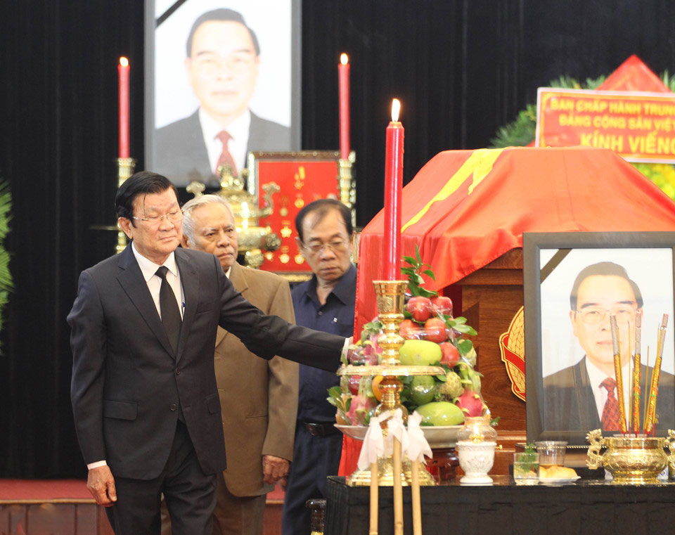 Khoảnh khắc lắng lòng tại lễ viếng nguyên Thủ tướng Phan Văn Khải